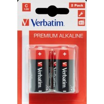 Alkaline Batteries Verbatim LR14 1,5 V (10 Units)