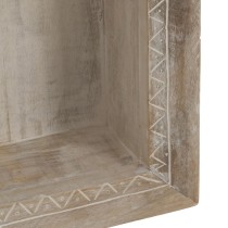 Shelves White Natural Mango wood 40,6 x 10,2 x 61 cm