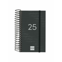 Agenda Finocam YEAR Noir Mini 7,9 x 12,7 cm 2025