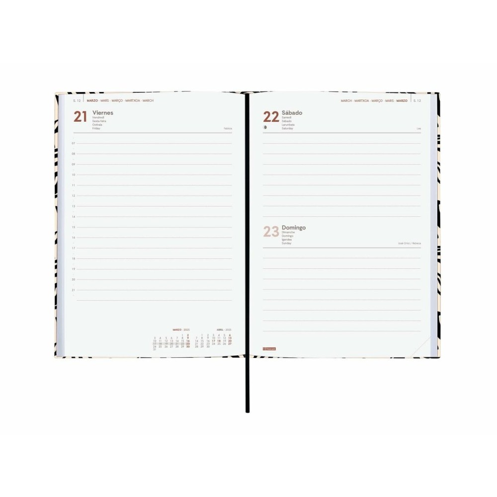 Agenda Finocam DYNAMIC BERLIN Y10 A5 14 x 20,4 cm 2025