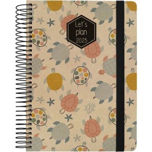 Agenda Grafoplas Nature Design A5 14,8 x 21 cm Tortue 2025