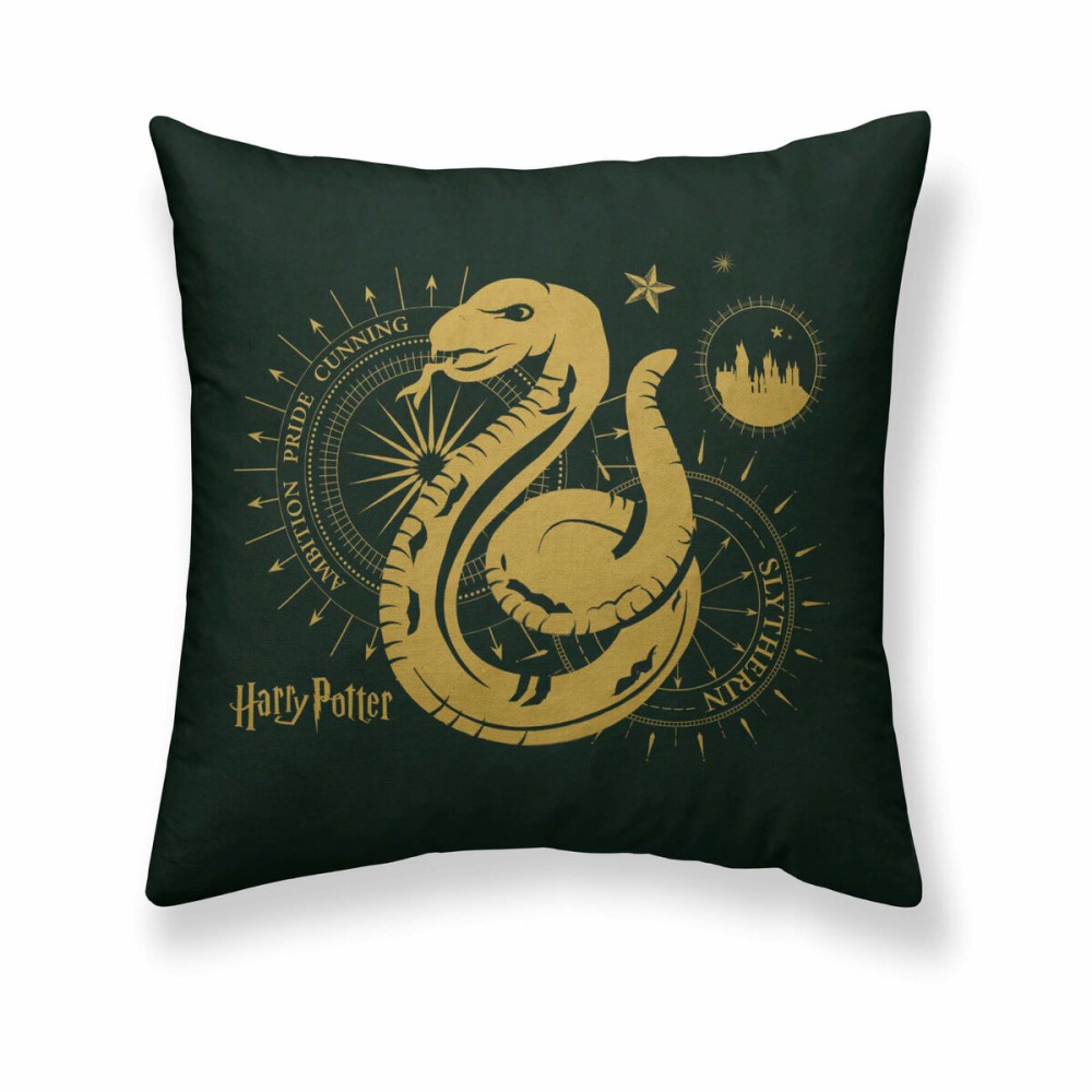 Cushion cover Harry Potter Slytherin Multicolour 50 x 50 cm