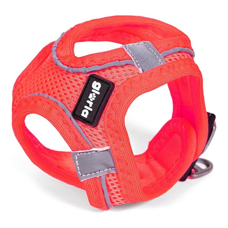 Dog Harness Gloria Air Mesh Trek Star Adjustable Pink Size XXXS (18-20 cm)