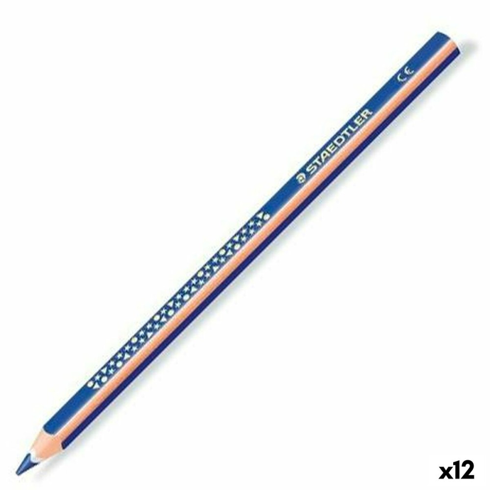 Bleistift Staedtler Jumbo Noris Blau Holz (12 Stück)