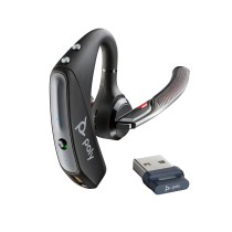 Bluetooth Kopfhörer mit Mikrofon Poly Voyager 5200 Schwarz