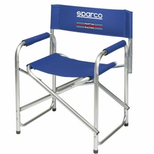 Gepolsterte Campingstuhl Sparco Martini Racing Blau