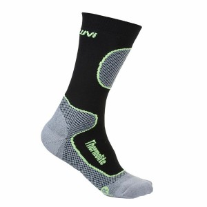 Socken Joluvi Thermolite Trekking  Schwarz Grau 2 Stück