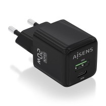 Wall Charger Aisens ASCH-20W2P011-BK 20 W Black (1 Unit)