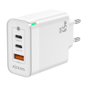 Wall Charger Aisens ASCH-65W3P007-W White 65 W