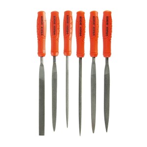 Ensemble de limes Black & Decker bdht0-22270 6 Pièces Figures géométriques