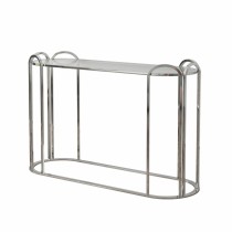 Console DKD Home Decor Argenté Métal Verre 115,5 x 36,5 x 78 cm