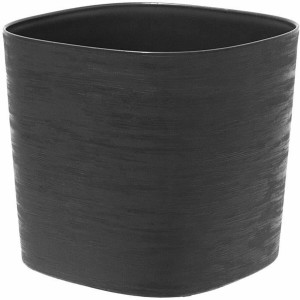 Planter Garden ID Respect Black 20 x 20 cm