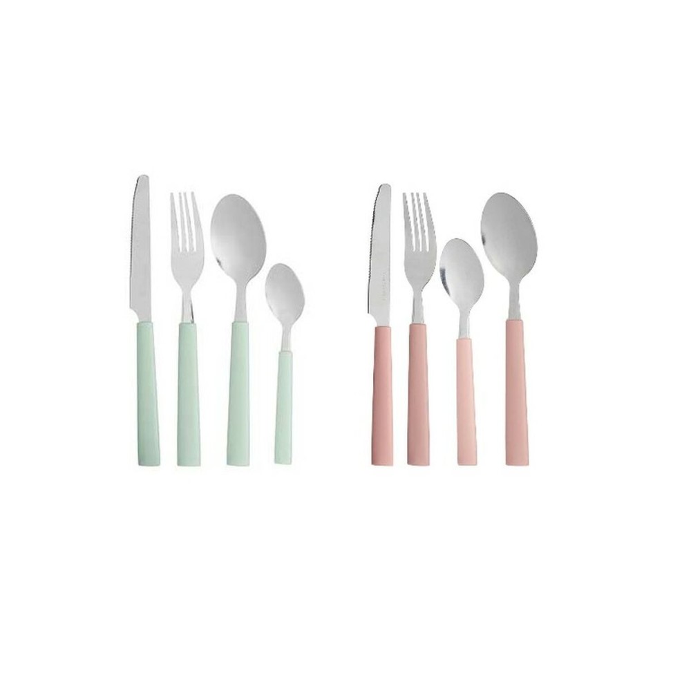 Cutlery Set Stainless steel Plastic (12 Units)