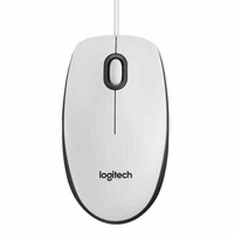 Souris Optique Logitech 910-003360 800 dpi Blanc Monochrome (1 Unité)