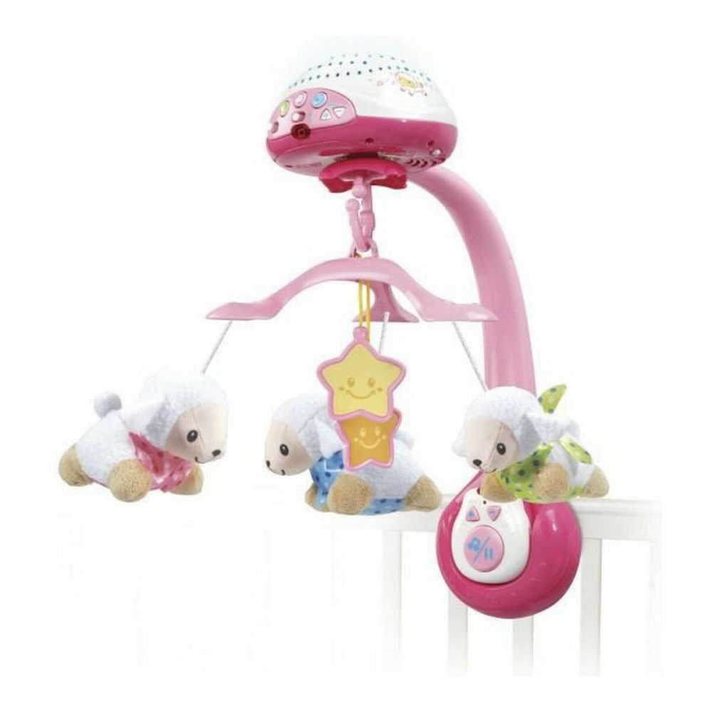 Jouet pour bébé Vtech Baby Sheep Count Rose Plastique Lit de bébé