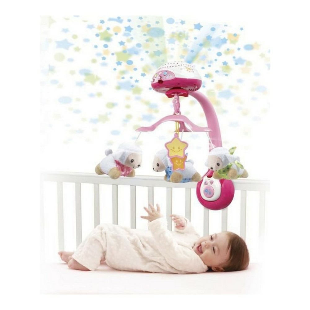 Jouet pour bébé Vtech Baby Sheep Count Rose Plastique Lit de bébé