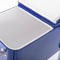 Portable Fridge Fresh Cobalt blue Metal 74 x 43 x 80 cm