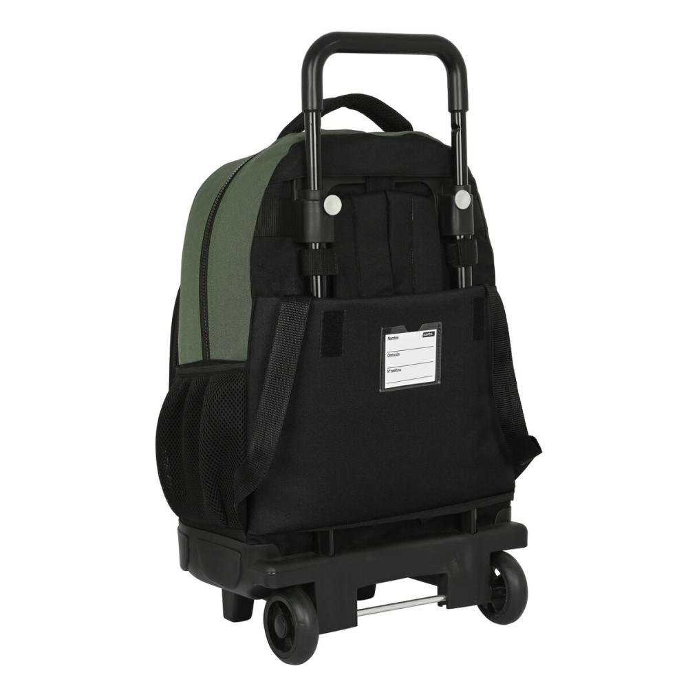 Cartable à roulettes BlackFit8 Gradient Noir Vert militaire (33 x 45 x 22 cm)