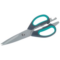 Schere Wolfcraft Multifunktion Stahl grün (21,5 cm)