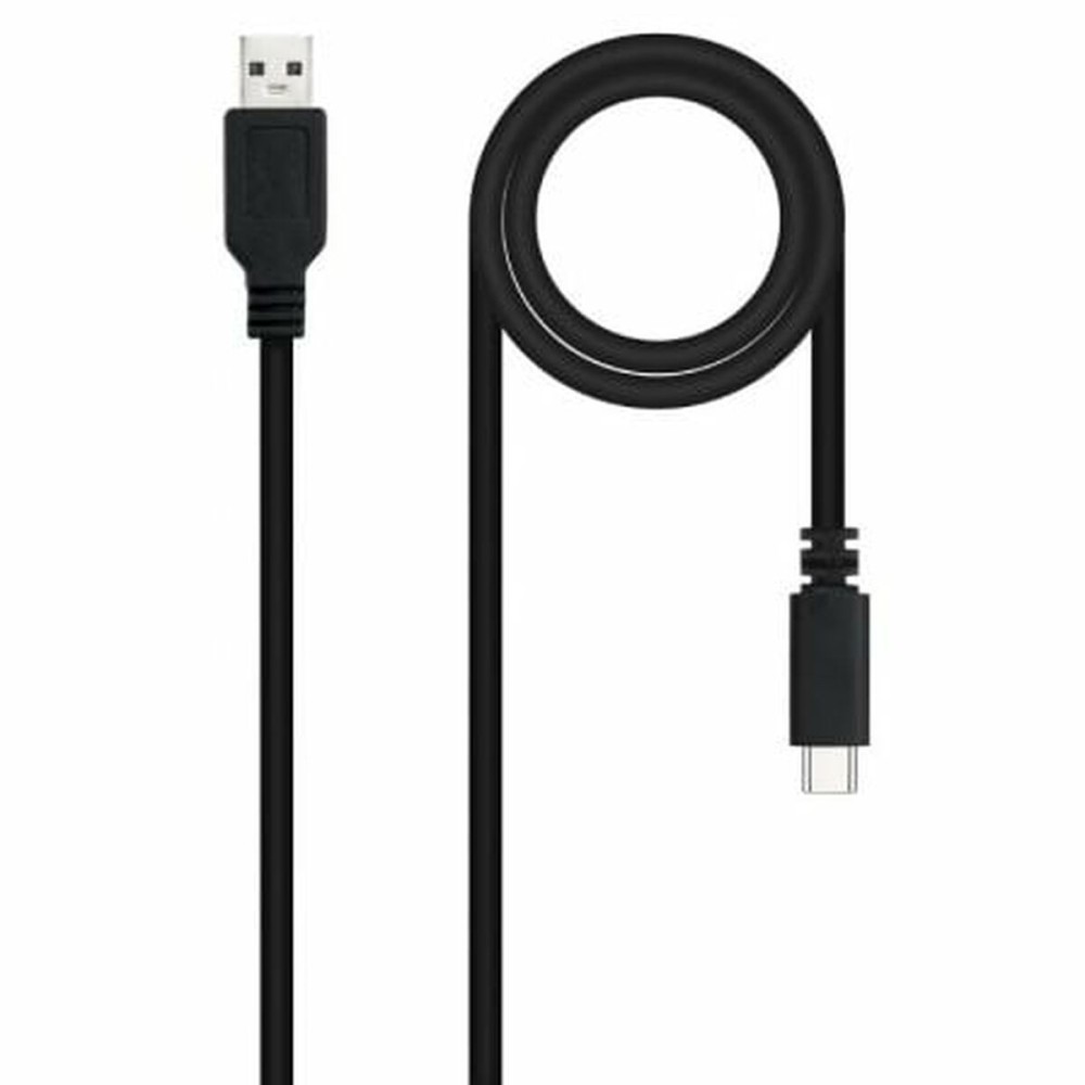 USB-Kabel NANOCABLE 10.01.2101-L150 Schwarz 1,5 m