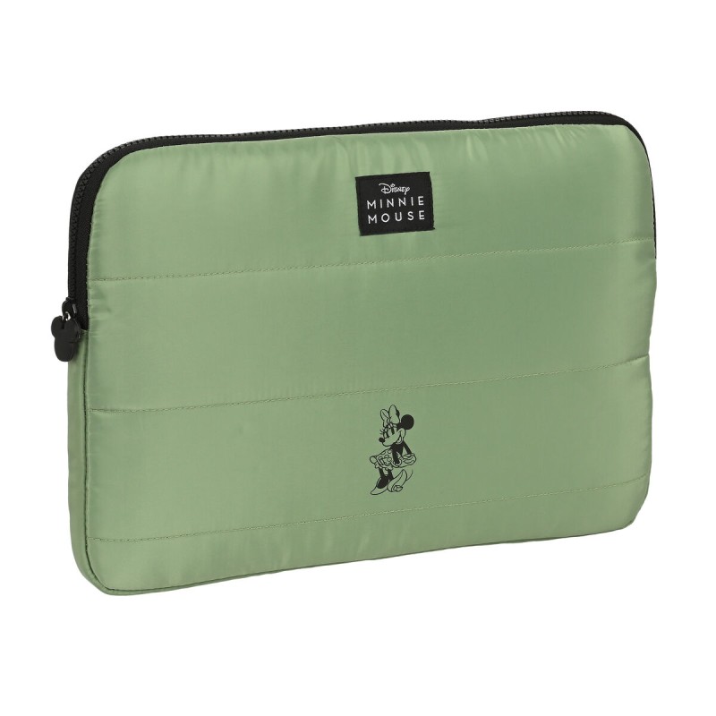 Housse d'ordinateur portable Minnie Mouse Mint shadow Vert militaire 34 x 25 x 2 cm