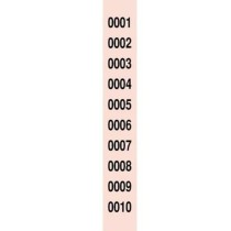 Bandes de numéros de tombola 1-2000 (30 Unités)