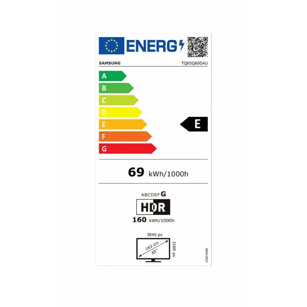 TV intelligente Samsung TQ43Q60DAUXXC 4K Ultra HD 65" LED HDR QLED