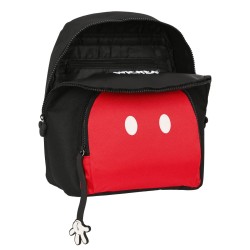 Lässiger Rucksack Mickey Mouse Clubhouse Mickey mood Schwarz Rot 25 x 30 x 13 cm