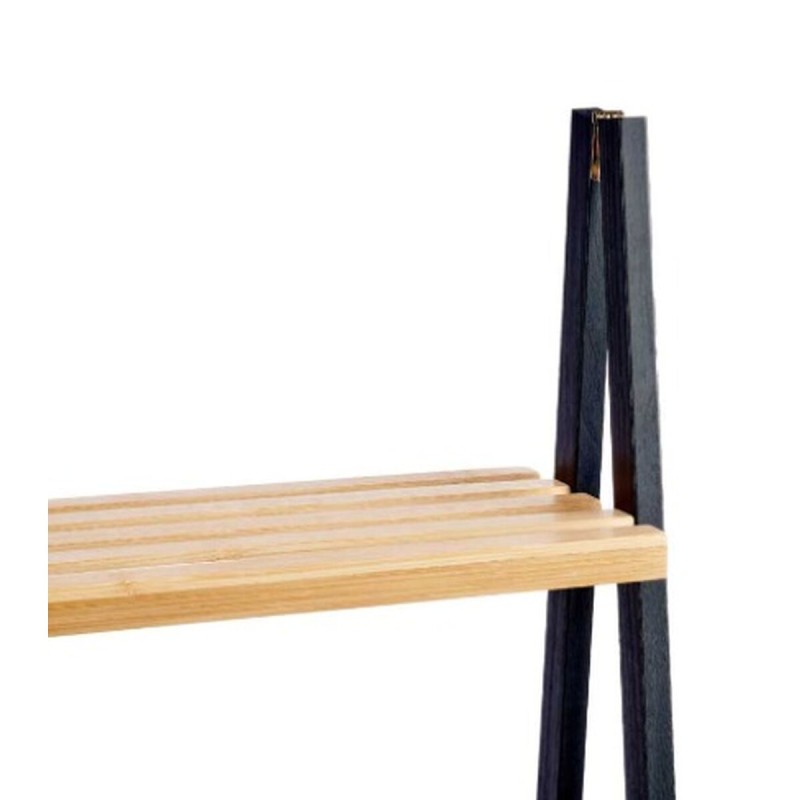 Etagère de salle de bains Berilo WR5504-4-425 Noir Naturel 40 x 109,3 x 30 cm