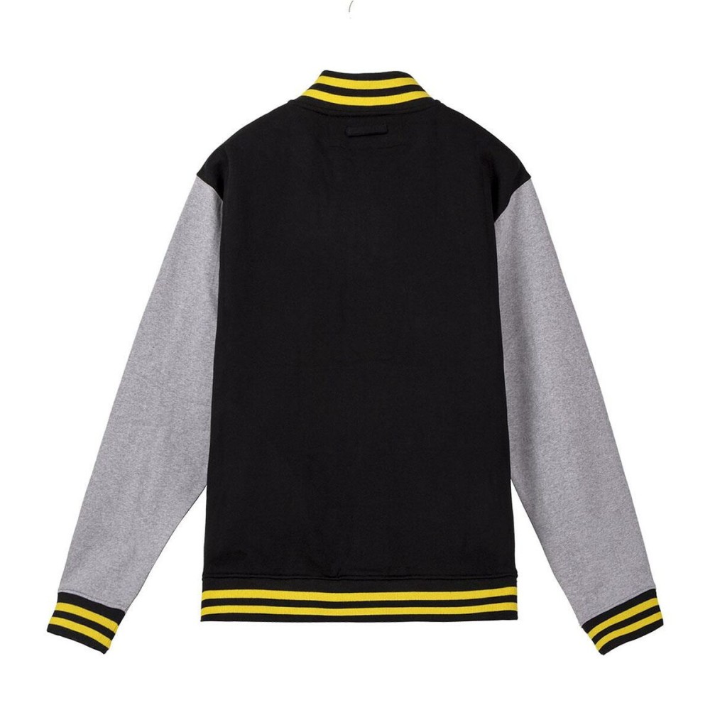 Unisex Sweater ohne Kapuze Harry Potter Hufflepuff Grau Schwarz