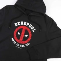 Herren Sweater mit Kapuze Deadpool Schwarz