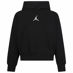 Hooded Sweatshirt for Girls Jordan Jordan Icon Play Black