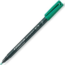 Marqueur permanent Staedtler Lumocolor 318 F Vert (10 Unités)