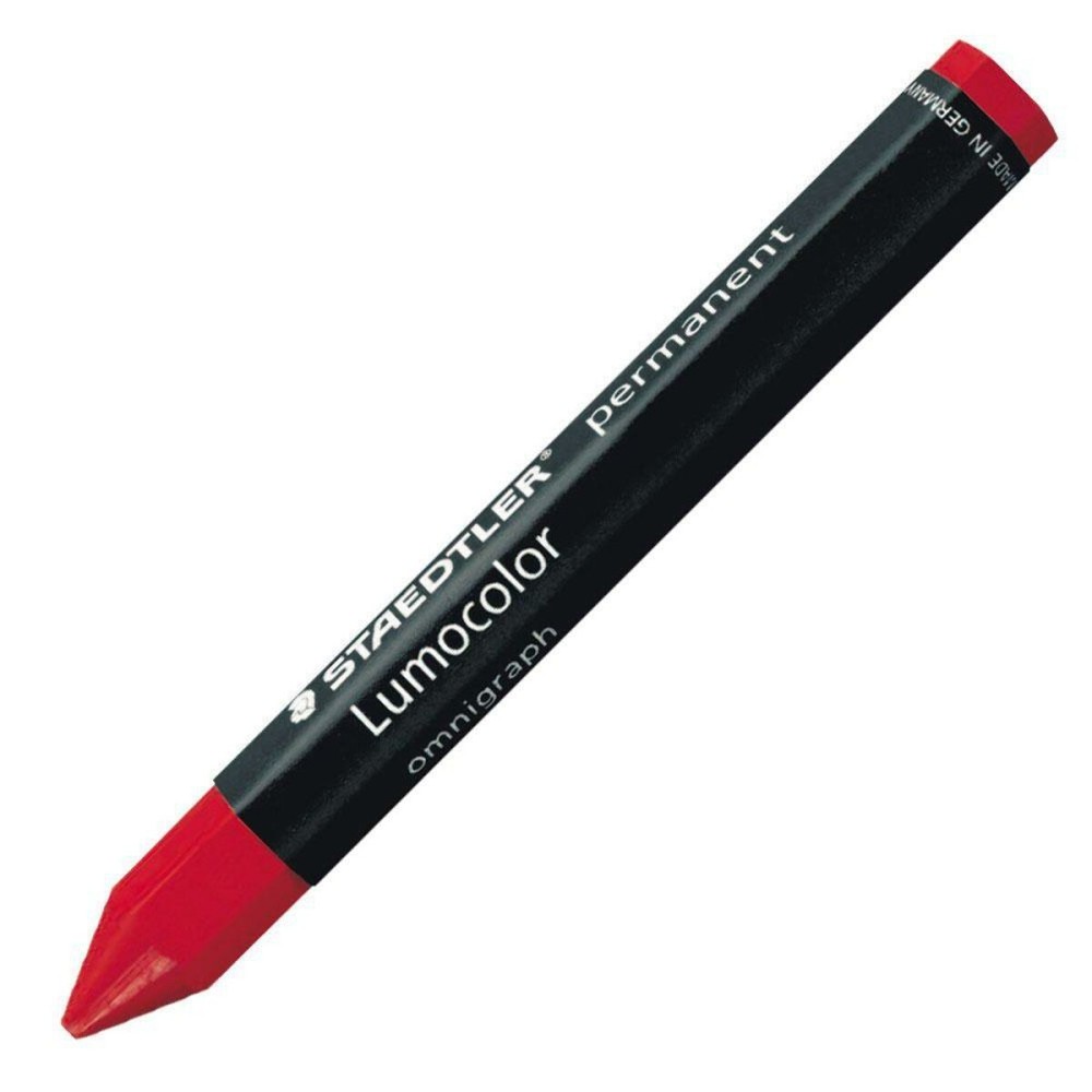 Coloured crayons Staedtler Lumocolor Permanent Red (12 Units)