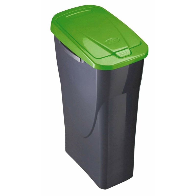 Recycling Papierkorb Mondex Ecobin grün mit Deckel