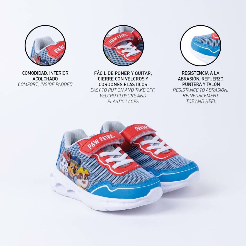 Turnschuhe mit LED The Paw Patrol Blau