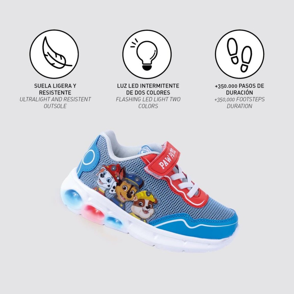 Turnschuhe mit LED The Paw Patrol Blau