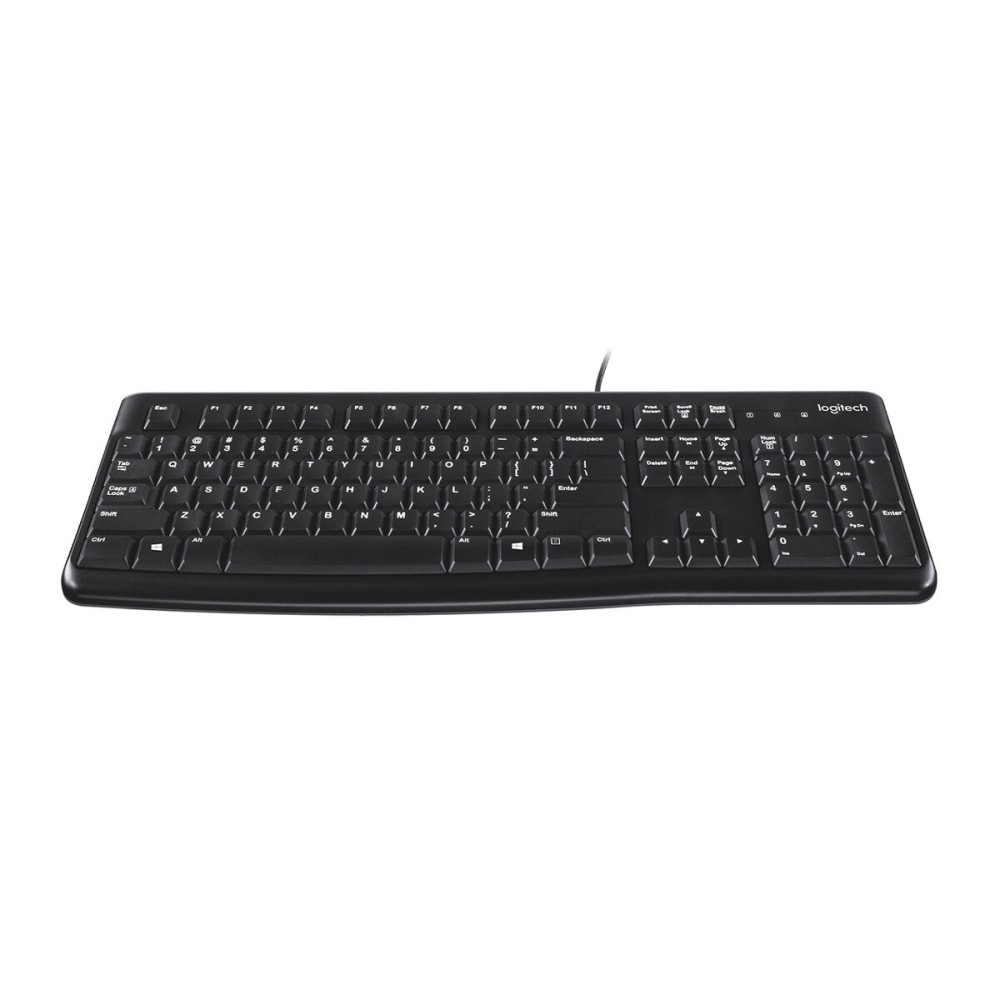 Keyboard Logitech K120 Black Spanish Qwerty Qwerty UK