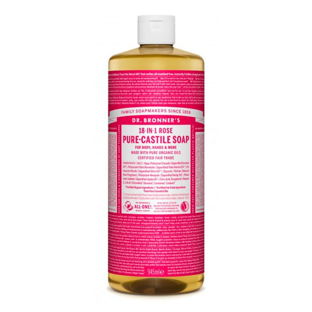 Flüssigseife Dr Bronner's 945 ml Rosen