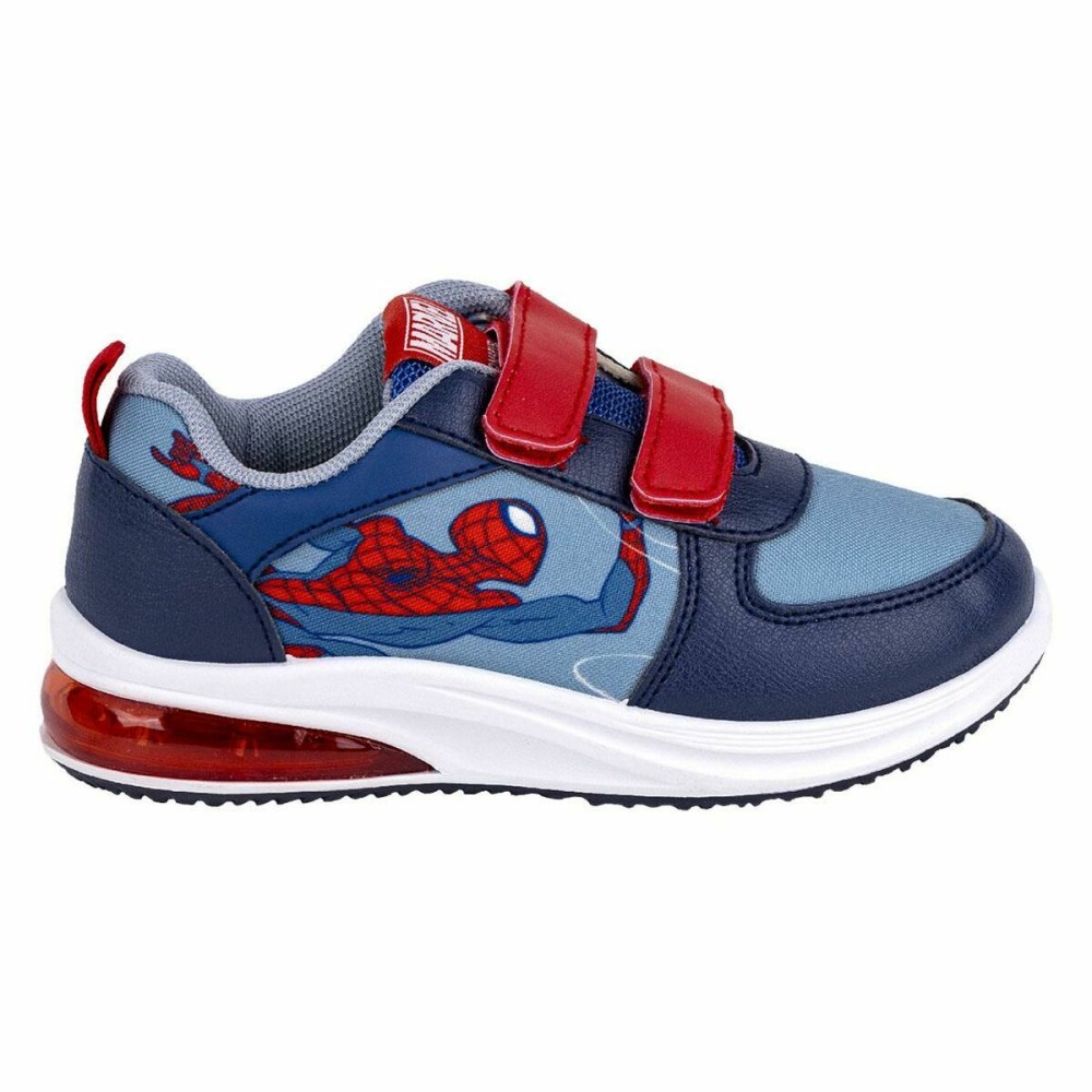 Turnschuhe mit LED Spider-Man Velcro Blau