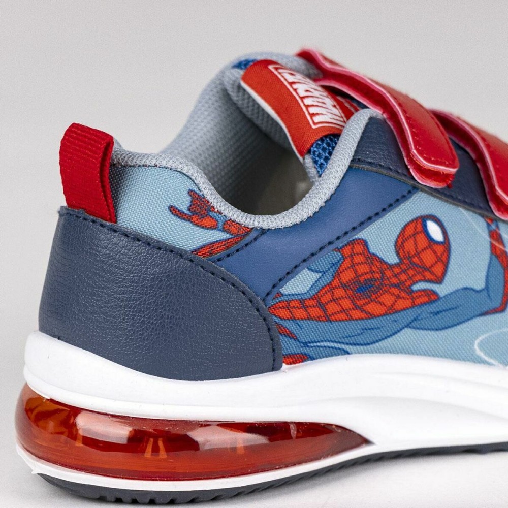 Turnschuhe mit LED Spider-Man Velcro Blau