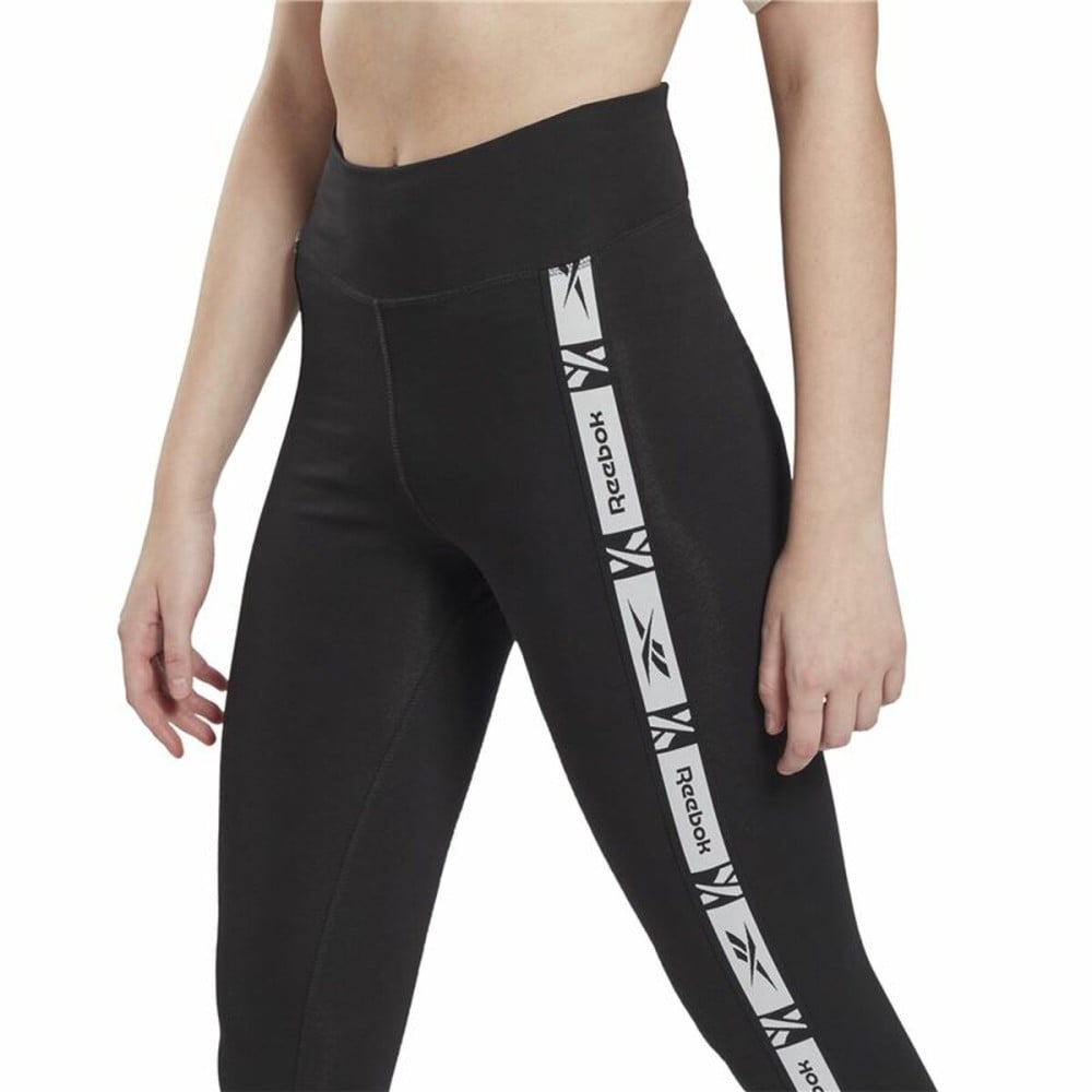 Sporthose Damen Reebok TE Tape Schwarz