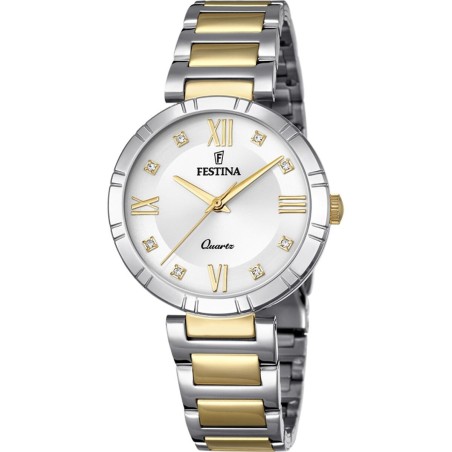 Herrenuhr Festina F16937/A Gold Silberfarben