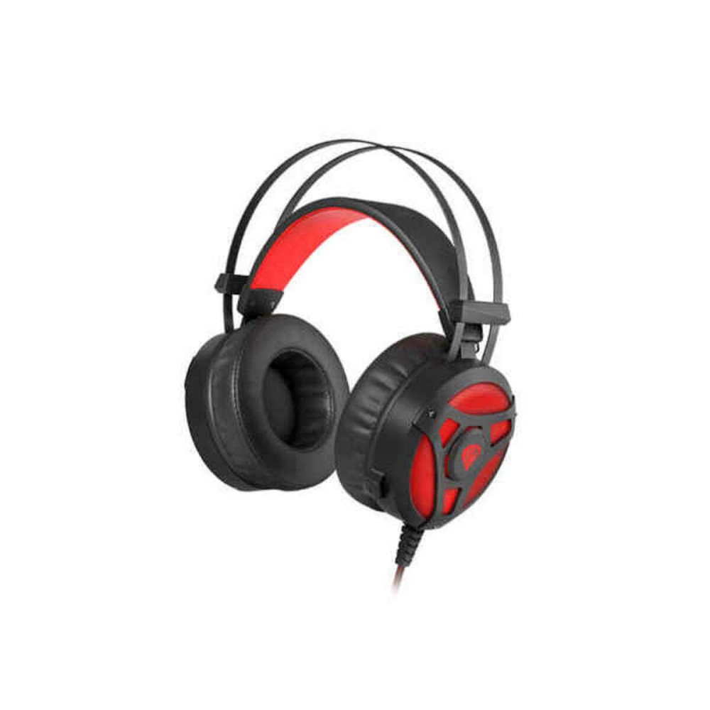 Casques avec Microphone Genesis NSG-1107 Noir Rouge (1 Unité)