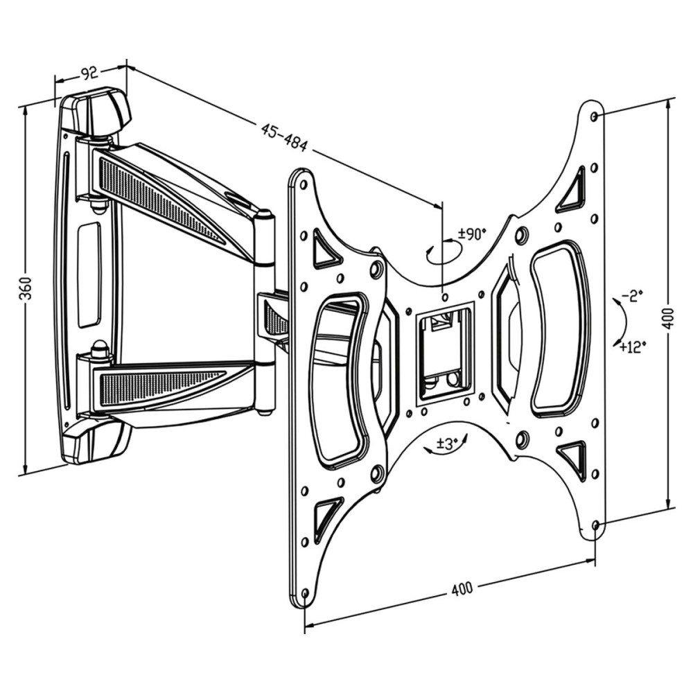 TV Halterung TM Electron 26"-50" 30 Kg