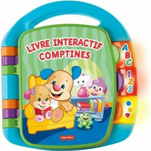 Jouet pour bébé Fisher Price Interactive Book Nursery Rhymes Puppy (FR) Plastique