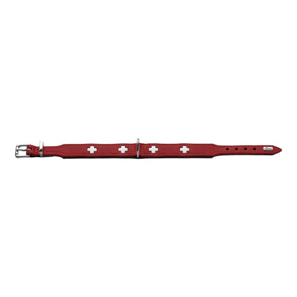 Dog collar Hunter Swiss Red/Black 30-34.5 cm