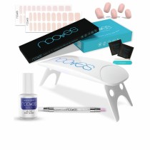 Set de Manucure Nooves Premium Rose clair Feuilles de gel pour ongles 8 Pièces