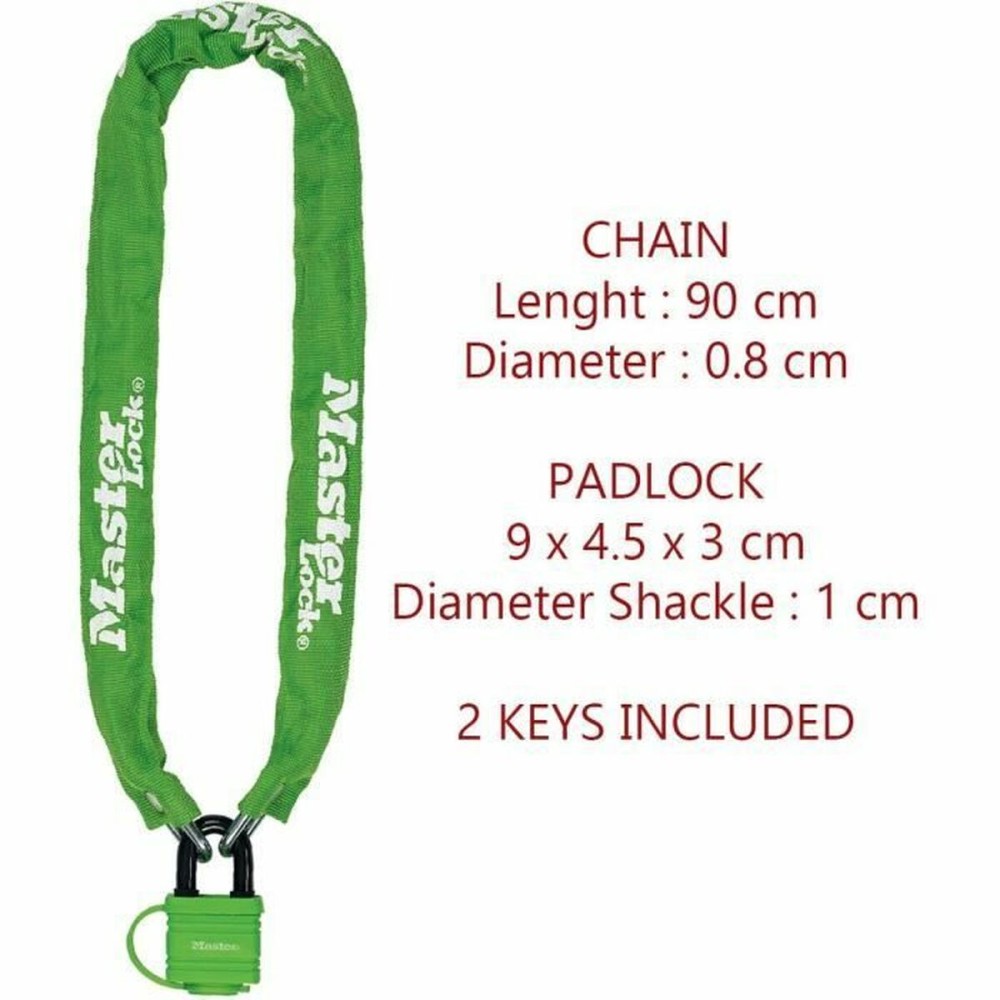 Chaîne avec cadenas Master Lock