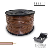 Câble électrique unifilaire Sediles Marron 400 m h07z1-k Bobine